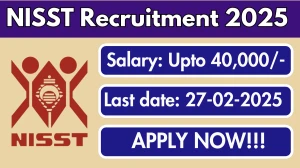 NISST Dy. Quality Manager, Lab. Attendant Recruitment 2025 - Apply Offline