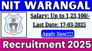 NIT Warangal Superintending Engineer Recruitment 2025 - Apply Online