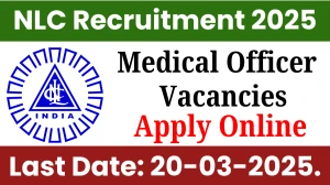 NLC Various Medical Officer Recruitment 2025 Notification Apply Online for 10 Posts