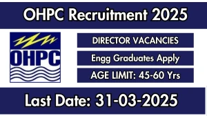 OHPC Director Recruitment 2025 - Apply Offline
