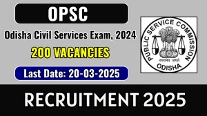 OPSC OCS Recruitment 2025 - Apply Online for 200 Posts