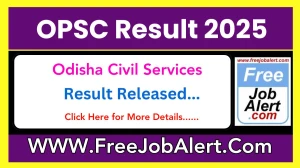 OPSC OCS Result 2025 Declared at opsc.gov.in Check OPSC Merit List Here OPSC OCS Result 2025 Declared at opsc.gov.in Check OPSC Merit List Here
