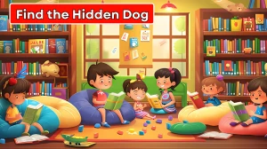 Optical Illusion Eye Test:  Only a Brilliant Mind Can Spot The Hidden Dog Within 7 Seconds