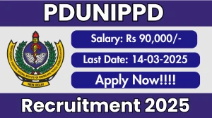 PDUNIPPD Director Recruitment 2025 - Apply Online
