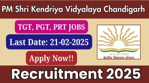 PM Shri Kendriya Vidyalaya Chandigarh TGT, PGT, & PRT Recruitment 2025 - Apply Offline