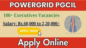 POWERGRID PGCIL Executives Recruitment 2025 - Apply Online for 115 Posts