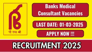 Punjab and Sind Bank Banks Medical Consultant Recruitment 2025 - Apply Offline