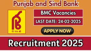 Punjab and Sind Bank Banks Medical Consultant Recruitment 2025 - Apply Offline