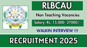 RLBCAU Non Teaching Recruitment 2025 – Walk in for 09 Posts