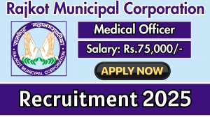 RMC Medical Officer Recruitment 2025 - Apply Offline for 14 Posts