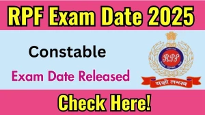 RPF Constable Exam Date 2025 Announced at rpf.indianrailways.gov.in Exam details here