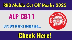 RRB Malda ALP CBT 1 Cut Off Marks 2025 Out: Check Cut off Marks here rrbapply.gov.in RRB Malda ALP CBT 1 Cut Off Marks 2025 Out: Check Cut off Marks here rrbapply.gov.in