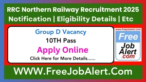 RRC Northern Railway Group D 2025 Admit Card Out for 38 Posts