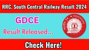 RRC South Central Railway GDCE 2024 Result Out. Direct Link to Check RRC SCR GDCE Result 2024 scr.indianrailways.gov.in RRC South Central Railway GDCE 2024 Result Out. Direct Link to Check RRC SCR GDCE Result 2024 scr.indianrailways.gov.in