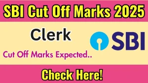 SBI Clerk 2025 Prelims Expected Cut Off Marks : Check Cut off Marks here onlinesbi.sbi
