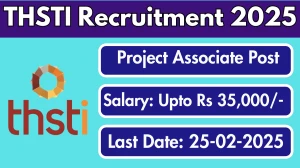 THSTI Project Associate Recruitment 2025 - Apply Online