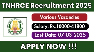 TNHRCE Office Assistant, Night Watchmen & Other Recruitment 2025 - Apply Offline