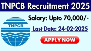 TNPCB Project Coordinator Recruitment 2025 – Apply Offline for 03 Vacancies