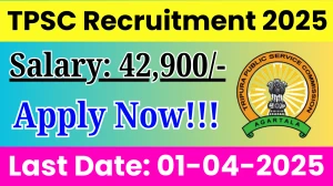 TPSC Junior Forensic Digital Analyst Recruitment 2025 - Apply Online