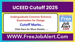 UCEED Cutoff 2025 Released Check UCEED Cutoff at uceed.iitb.ac.in