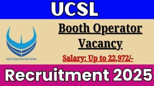 UCSL Booth Operator Recruitment 2025 - Apply Online for 2 Posts
