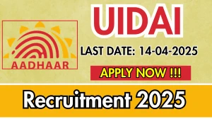 UIDAI Assistant Section Officer Recruitment 2025 - Apply Offline
