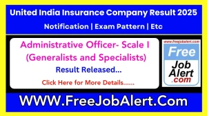 UIIC Result 2025 Declared uiic.co.in Administrative Officer- Scale I Check UIIC Merit List Here UIIC Result 2025 Declared uiic.co.in Administrative Officer- Scale I Check UIIC Merit List Here