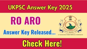 UKPSC RO ARO Answer Key 2025 Out for the Download Answer Key PDF at psc.uk.gov.in