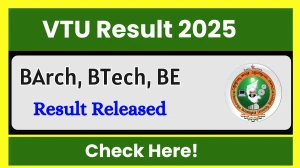 VTU Result 2025 Released at vtu.ac.in Direct Link to Download 5th and 7th Semester Result