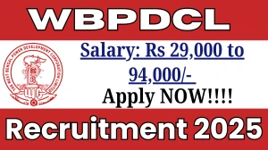 WBPDCL Electrical Supervisor, Jr. Consultant & Other Recruitment 2025 - Apply Online for 28 Posts