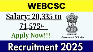 WEBCSC Accountant, Asst. Manager & Other Recruitment 2025 - Apply Online for 11 Posts