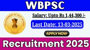West Bengal PSC LDE Recruitment 2025 - Apply Online for 25 Posts