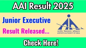 AAI Junior Executive Result 2025 Announced. Direct Link to Check AAI Junior Executive (JE) Result 2025 aai.aero