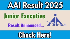 AAI Result 2025 Announced. Direct Link to Check AAI Junior Executive Result 2025 aai.aero