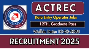 ACTREC DEO Recruitment 2025 – Walk in ACTREC DEO Recruitment 2025 – Walk in