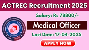 ACTREC Medical Officer Recruitment 2025 - Apply Online