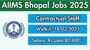 AIIMS Bhopal Contractual Staff Recruitment 2025 – Walk in