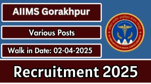 AIIMS Gorakhpur Various Posts Recruitment 2025 – Walk in