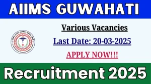 AIIMS Guwahati Consultant Recruitment 2025 - Apply Offline for 4 Posts