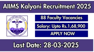 AIIMS Kalyani Faculty Recruitment 2025 - Apply Online for 88 Posts
