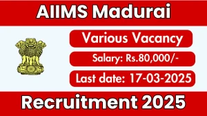 AIIMS Madurai Project Research Scientist Recruitment 2025 - Apply Online for 1 Posts