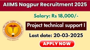 AIIMS Nagpur Project technical support I Recruitment 2025 - Apply Online
