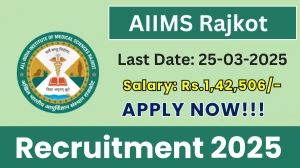 AIIMS Rajkot Assistant Professor Recruitment 2025 - Apply Online