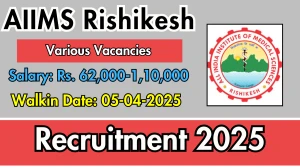 AIIMS Rishikesh Job Vacancy 2025, Walkin for 02 Senior Resident, Clinical Psychologist Posts AIIMS Rishikesh Job Vacancy 2025, Walkin for 02 Senior Resident, Clinical Psychologist Posts