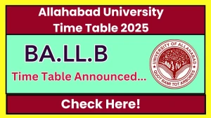Allahabad University Time Table 2025 Announced @ allduniv.ac.in Details Here Allahabad University Time Table 2025 Announced @ allduniv.ac.in Details Here