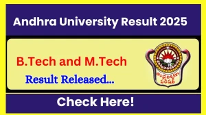 Andhra University Result 2025 Out at andhrauniversity.edu.in Direct Link to Download 5th Semester Result