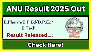 ANU Result 2025 Released at aknu.edu.in Direct Link to Download 1st, 2nd, 3rd, 5th, 7th Semester Result