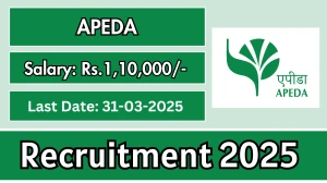 APEDA Associate Recruitment 2025 - Apply Offline APEDA Associate Recruitment 2025 - Apply Offline