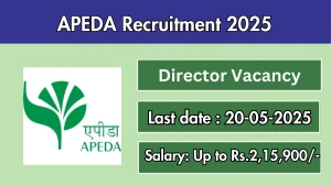 APEDA Job Vacancy 2025, Apply Offline for 01 Director Posts APEDA Job Vacancy 2025, Apply Offline for 01 Director Posts