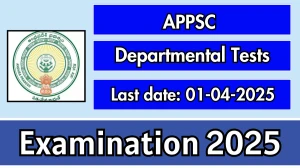 APPSC Departmental Tests Notification 2025 - Apply Online